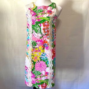 Lilly Pulitzer for Target cotton floral tank dress fully lined Size extra large